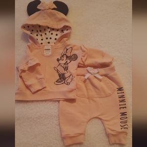Disney Minnie Mouse Hoodie set